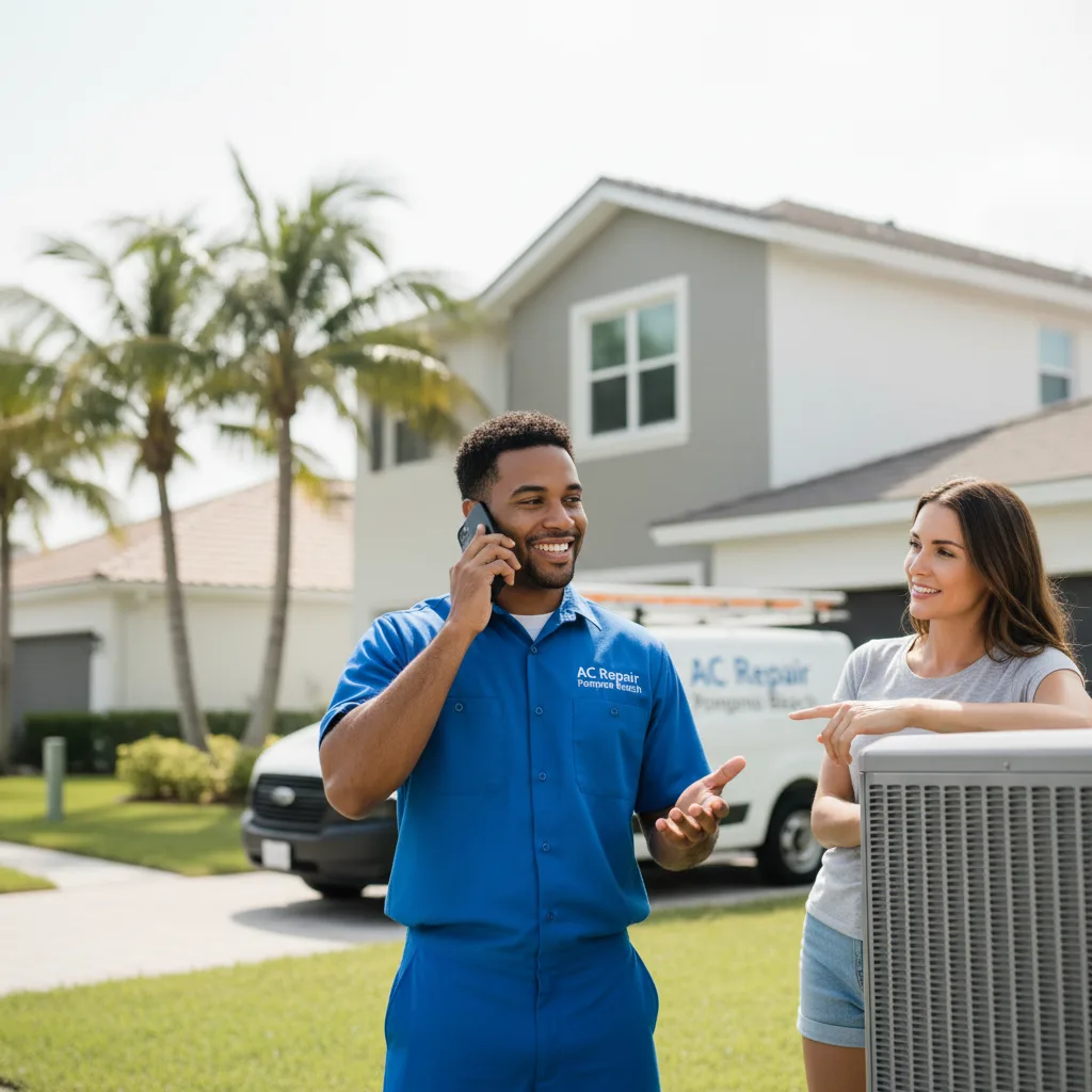 AC Repair Pompano Beach customer support in Sweetwater
